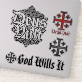 Jeruzalem Ridder Tempeliers Kruisvaarder Kruis Deu Sticker