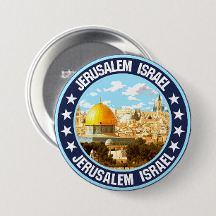 Jeruzalem Ronde Button 7,6 Cm