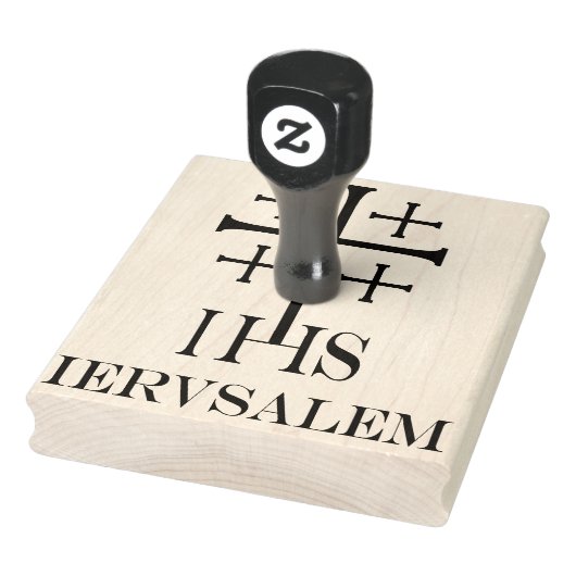Jeruzalem steekt zijn rubberen stempel over (Stempel)
