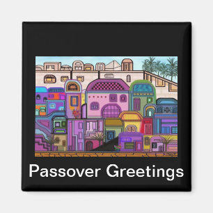 Jeruzalem Tapestry Pascha Magnet