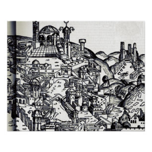 Jeruzalem tijdens het bewind van Salomo Perfect Poster