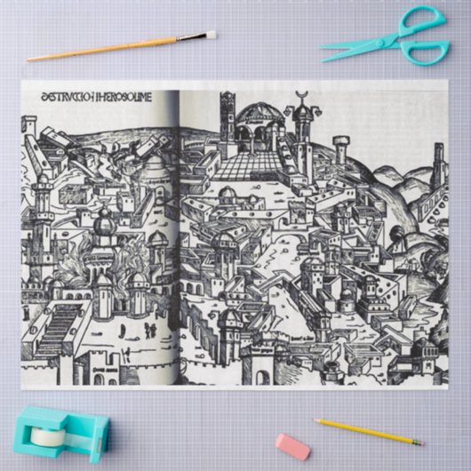 Jeruzalem tijdens het bewind van Salomo Tissuepapier (Craft)