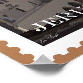 Jeruzalem: Tijdloos Tapijt van Cultuur & Geschiede Poster (Hoek)