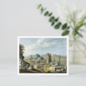 Jeruzalem uit het Westen, geb. door William Watts, Briefkaart (Staand voorkant)