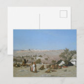 Jeruzalem van de berg Olijven | 1880 Briefkaart (Voorkant / Achterkant)