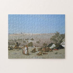 Jeruzalem van de berg Olijven   1880 Legpuzzel