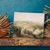 Jeruzalem van de berg Olijven, 8 april 1839 Fotoplaat (Zijkant)