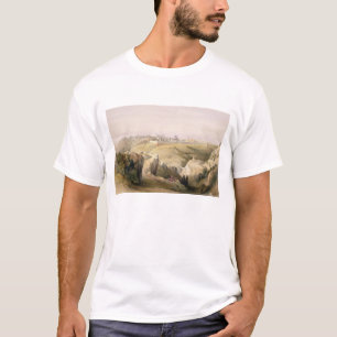 Jeruzalem van de berg Olijven, 8 april 1839 T-shirt
