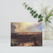 Jeruzalem van de berg Olijven door de kerk Briefkaart (Staand voorkant)