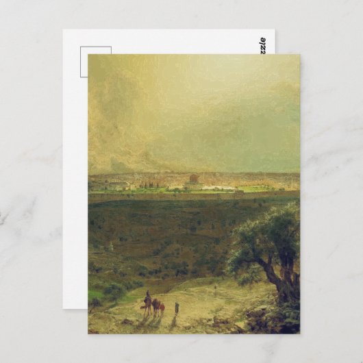 Jeruzalem vanaf de Olijfberg Briefkaart (Voorkant / Achterkant)
