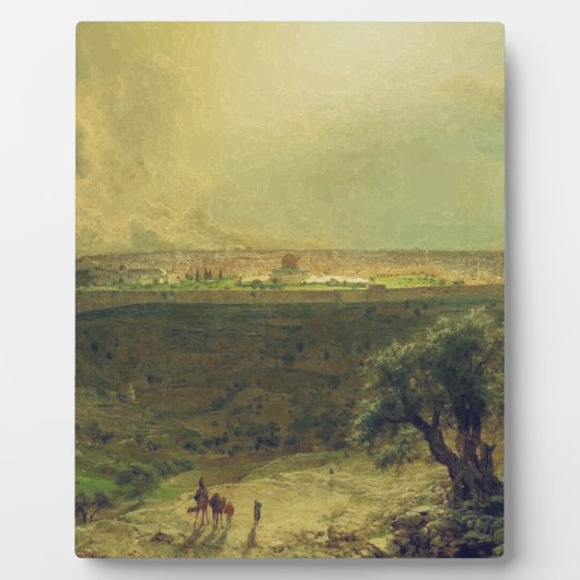 Jeruzalem vanaf de Olijfberg Fotoplaat (Voorkant)