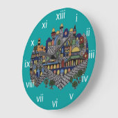 Jeruzalem Wandklok (Hoek)