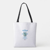 Jeruzalem weer groot maken tote bag (Achterkant)
