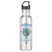 Jeruzalem weer groot maken waterfles  (Voorkant)