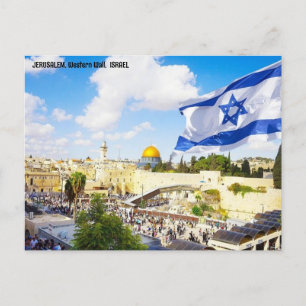 JERUZALEM, Westerne Muur, ISRAËL Briefkaart