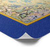 Jeruzalem Yerushalayim Hebreeuwse Verf Splatter Ar Poster (Hoek)