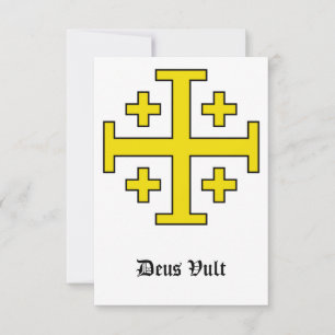 Jeruzalemkruis Heilige kaart