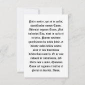 Jeruzalemkruis Heilige kaart (Achterkant)