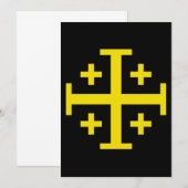 Jeruzalemkruis Kaart (Voorkant / Achterkant)