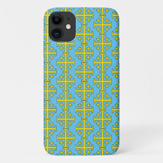 Jeruzalemkruis Vijfvoudig kruis van Christus Case-Mate iPhone Case (Achterkant)