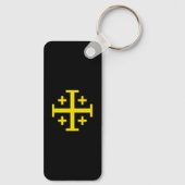 Jeruzalemkruis Vijfvoudig kruis van Christus Sleutelhanger (Achterkant)