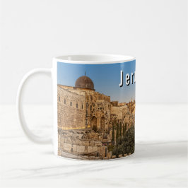 Jeruzalems Olijfberg en Al Aqsa-moskee Koffiemok