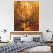 JERVIS McENTEE - Herfst in de Catskills - 1873 - Canvas Afdruk (Insitu (Slaapkamer))