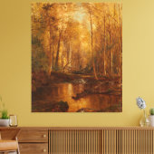 JERVIS McENTEE - Herfst in de Catskills - 1873 - Canvas Afdruk (Insitu (Woonkamer))