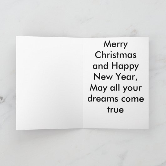 Jerzy-tweede-Kerstmis Feestdagen Kaart (Binnen)