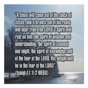 Jesaja 11:1-2 WEBU Perfect Poster