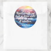 Jesaja 12:3 | Christelijke Schrift Stickers (Tas)
