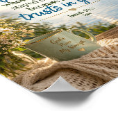 Jesaja 26:3 ESV Inspirerende Bijbeltekst Poster (Hoek)