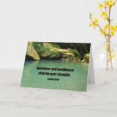 Jesaja 30:15 kaart (Gele Bloem)