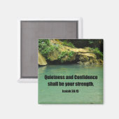 Jesaja 30:15 magneet (Voorkant / Achterkant)