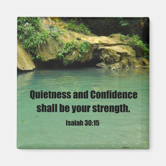 Jesaja 30:15 magneet (Voorkant)