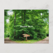 Jesaja 30:21 Deze weg Bbijbeltekst Briefkaart (Achterkant)