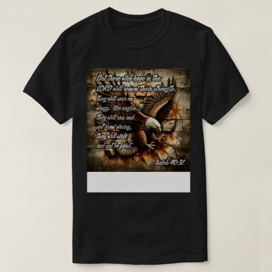 Jesaja 4031 t-shirt (Design voorkant)