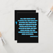 Jesaja 40:24 KJV Bijbel Schrift Groet Kaart (Voorkant / Achterkant in situ)