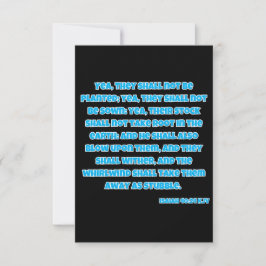 Jesaja 40:24 KJV Bijbel Schrift Groet Kaart