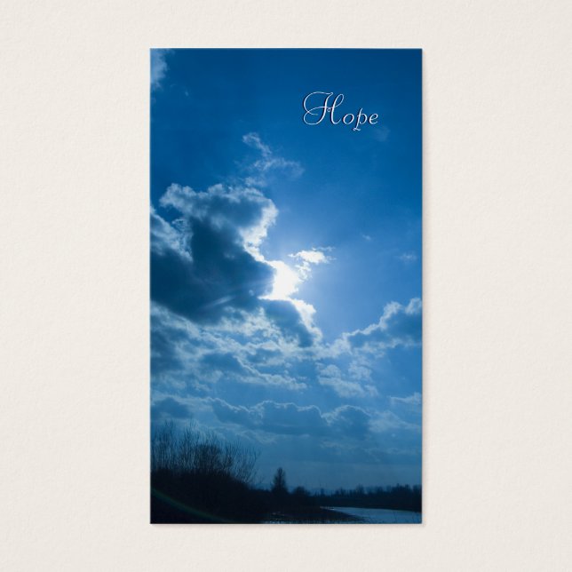 Jesaja 40;28-31- Inspirerend Bladwijzer Visitekaartjes (Voorkant)