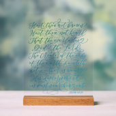 Jesaja 40:28 acryl bord (Neutraal)