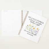 Jesaja 40:29 Hij geeft de kracht van de Schrift va Planner (Display)