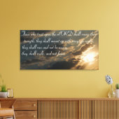 Jesaja 40:31 Bijbel vers canvas print (Insitu (Woonkamer))