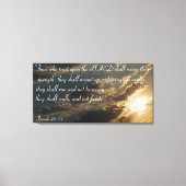 Jesaja 40:31 Bijbel vers canvas print (Voorkant)