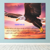Jesaja 40:31 De kracht van het geloof Canvas Afdruk (Insitu (Houten vloer))