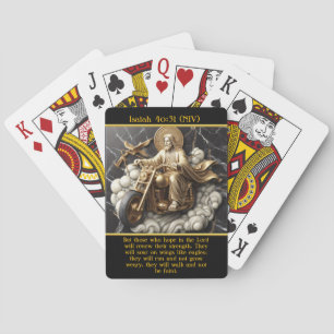 Jesaja 40:31 Goddelijke bekrachtiging in beweging Pokerkaarten