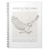 Jesaja 40:31 Hoop in de Heer Notitieboek (Voorkant)