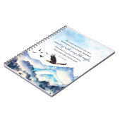 Jesaja 40:31 Mount up met vleugels zoals adelaars Notitieboek (Linkerzijde)