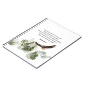 Jesaja 40:31 Mount up met vleugels zoals adelaars Notitieboek (Linkerzijde)