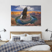 Jesaja 40:31 Schrift vleugels als adelaars afdrukk Canvas Afdruk (Insitu (Slaapkamer))